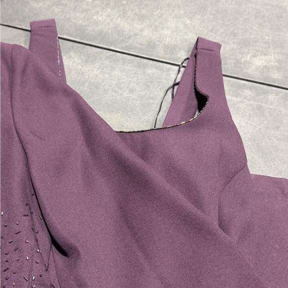 Ladies Sequins Purple Blazer with Rhinestone Detailing and Dress, Formal NWT - Picture 4 of 8